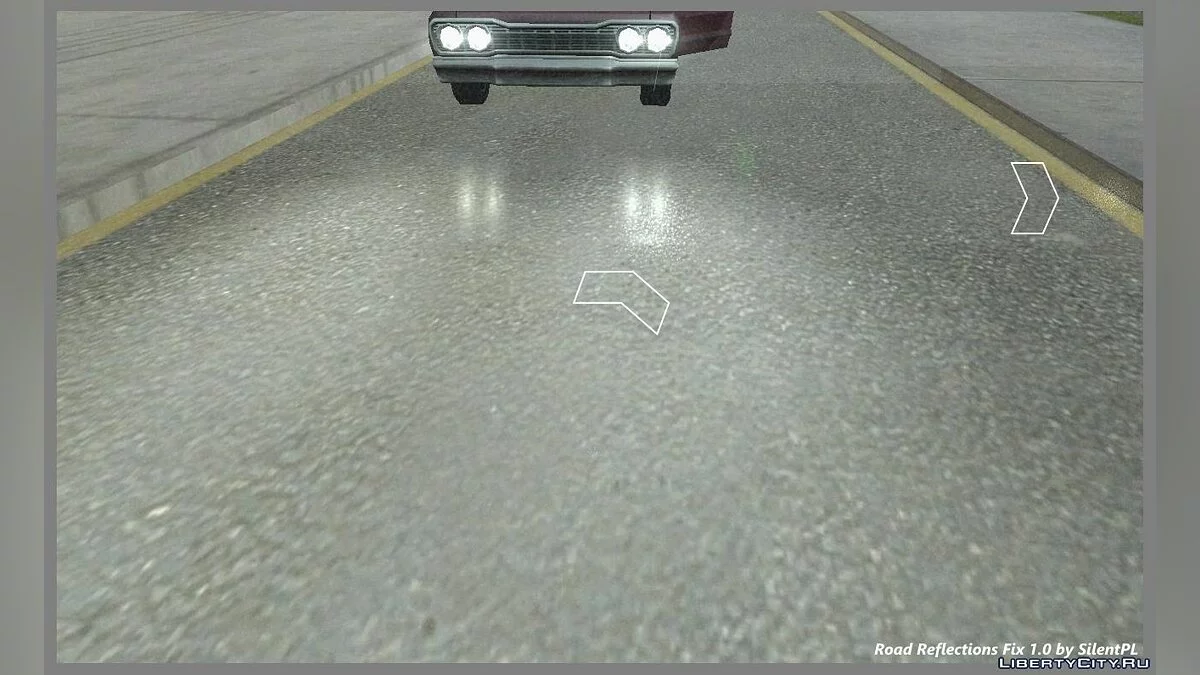 Charcos pequeños en el suelo como en GTA VC v1.01 / GTA San Andreas