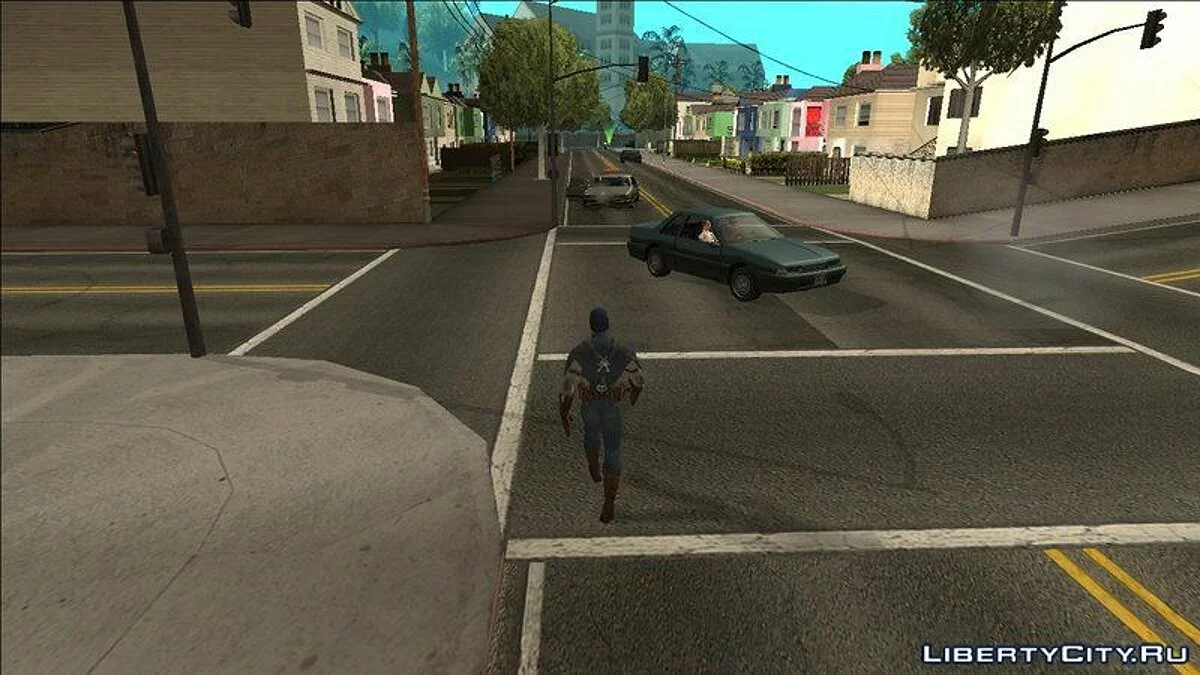 Mod CLEO Captain America / GTA San Andreas