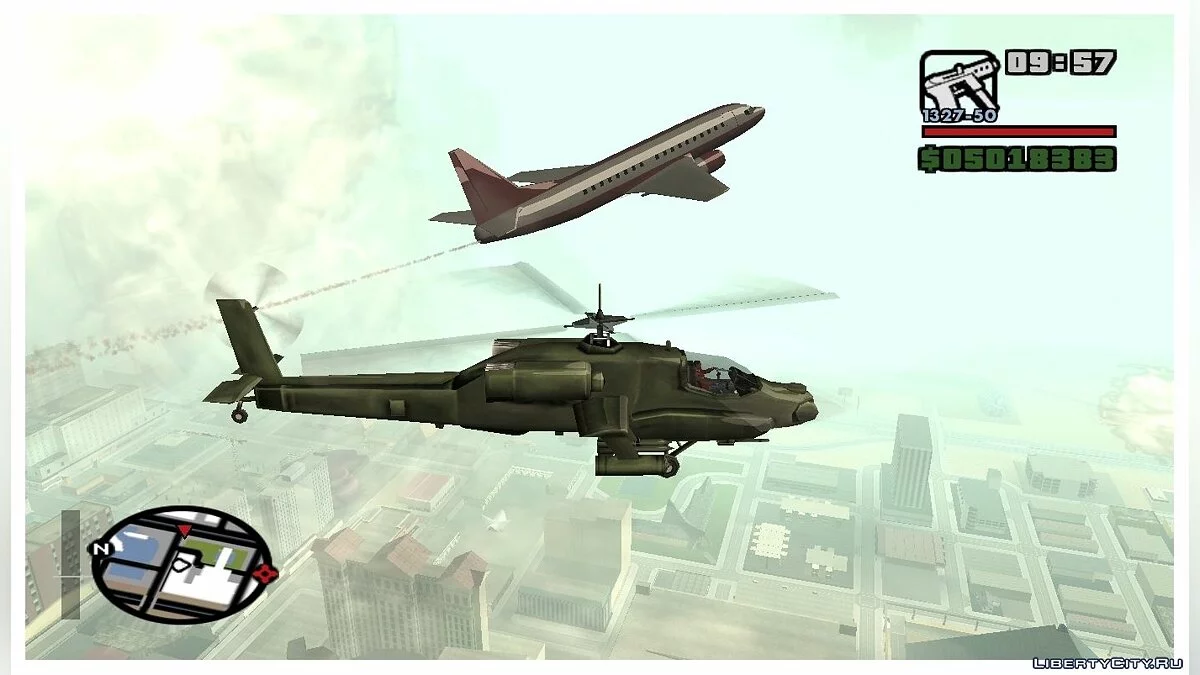 حركة جوية جديدة كما في GTA VC (تم الإصلاح) / جي تي إيه سان أندرياس