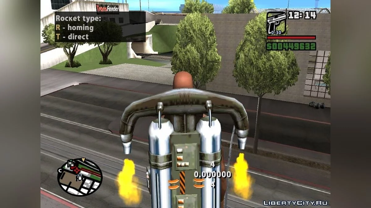 GTA SA Raketenstart-Testskript / GTA San Andreas