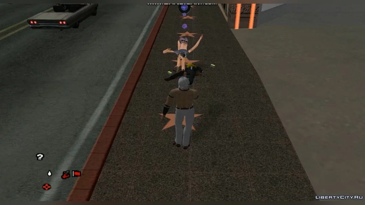 Attaques magiques d'Orochi du jeu King of Fighters / GTA San Andreas