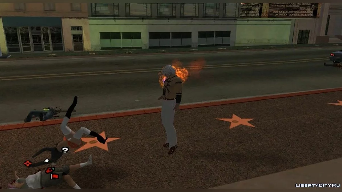Attaques magiques d'Orochi du jeu King of Fighters / GTA San Andreas