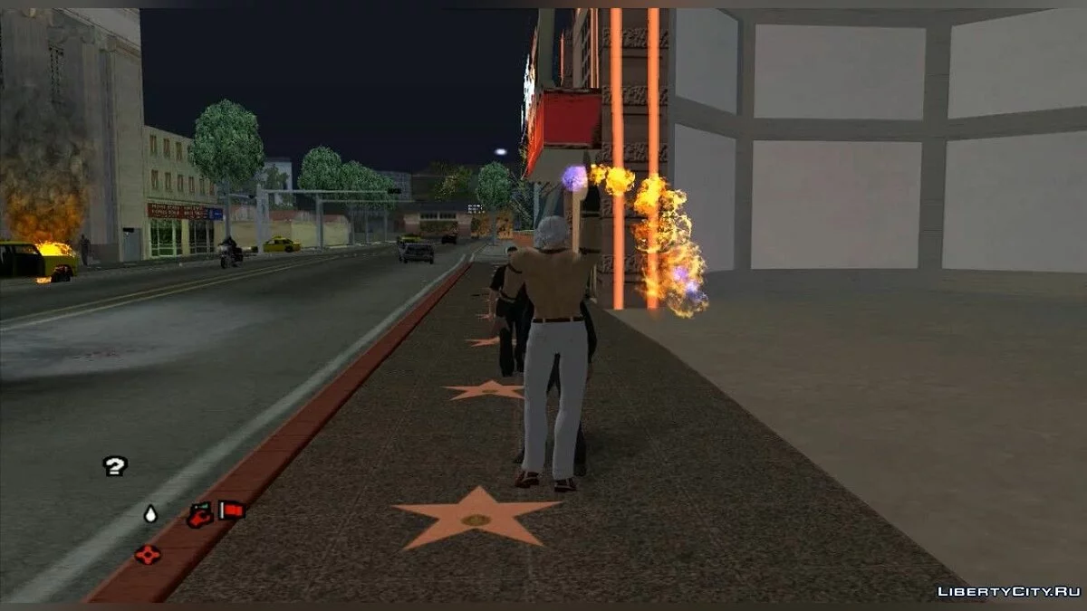 Attaques magiques d'Orochi du jeu King of Fighters / GTA San Andreas