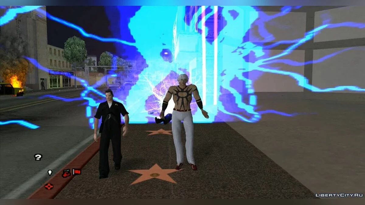 Attaques magiques d'Orochi du jeu King of Fighters / GTA San Andreas