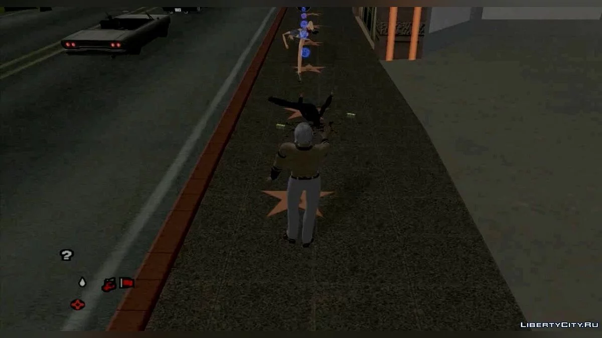 Attaques magiques d'Orochi du jeu King of Fighters / GTA San Andreas
