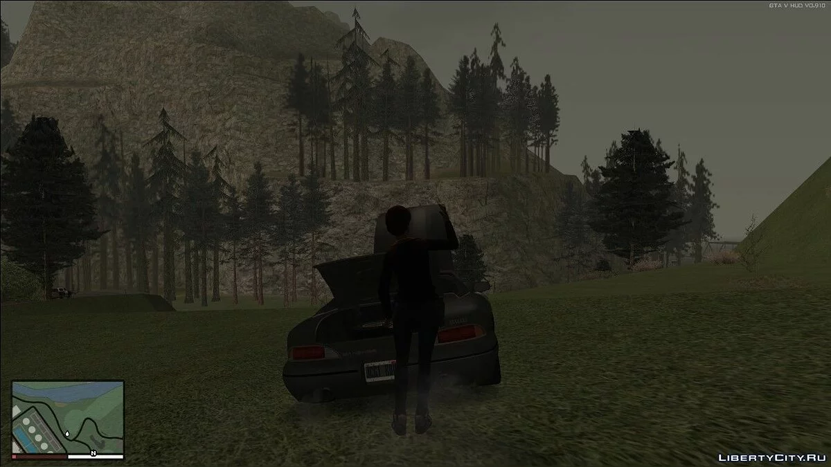 Abrir o porta-malas e o capô manualmente v1.6 / GTA San Andreas