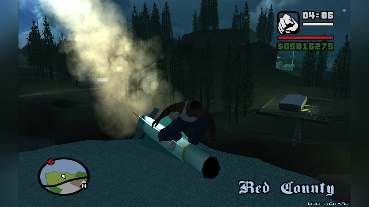 Rocket Flight! - Missile Riding V2 / GTA San Andreas