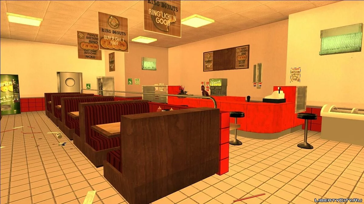 Пончики "Rusty Brown's Ring Donuts" / GTA San Andreas