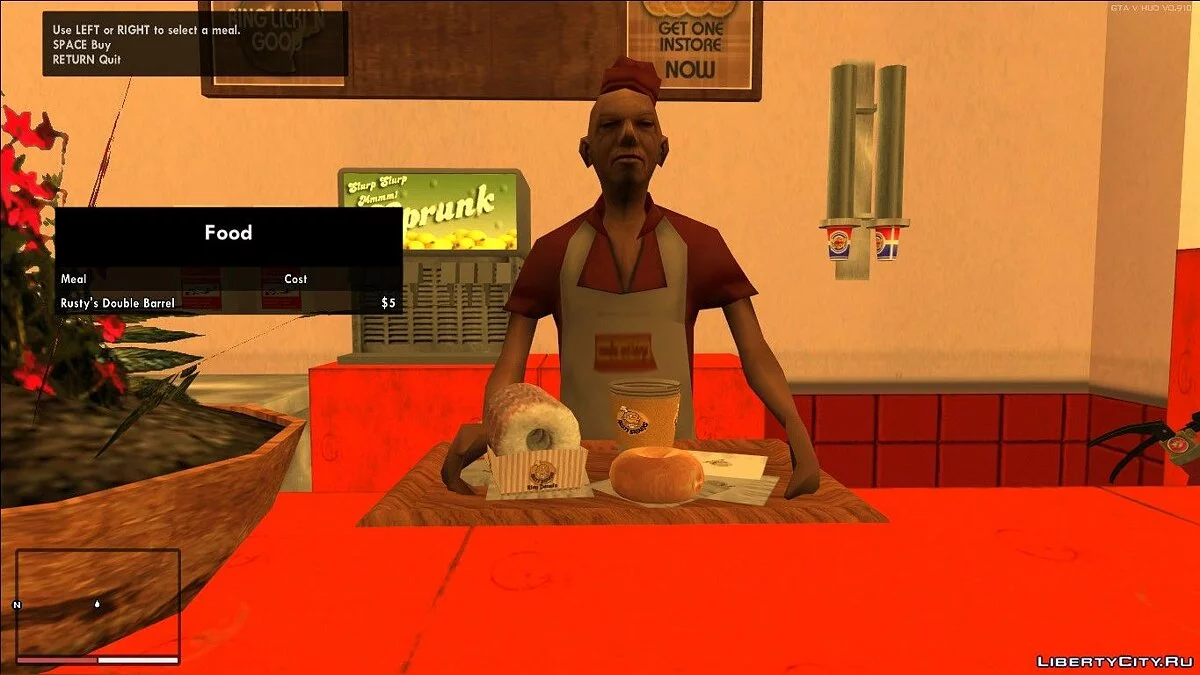 Пончики "Rusty Brown's Ring Donuts" / GTA San Andreas