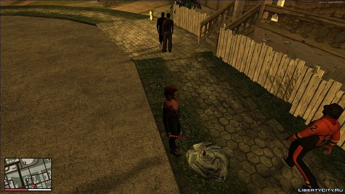 fouiller dans les sacs poubelles / GTA San Andreas