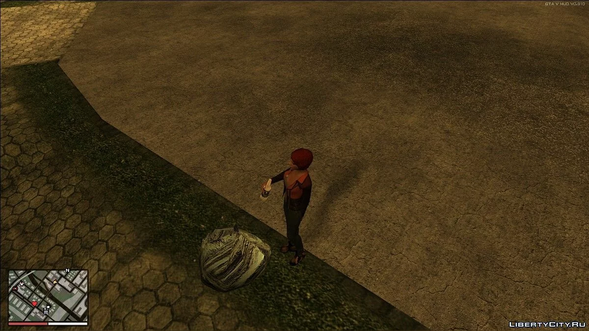 fouiller dans les sacs poubelles / GTA San Andreas