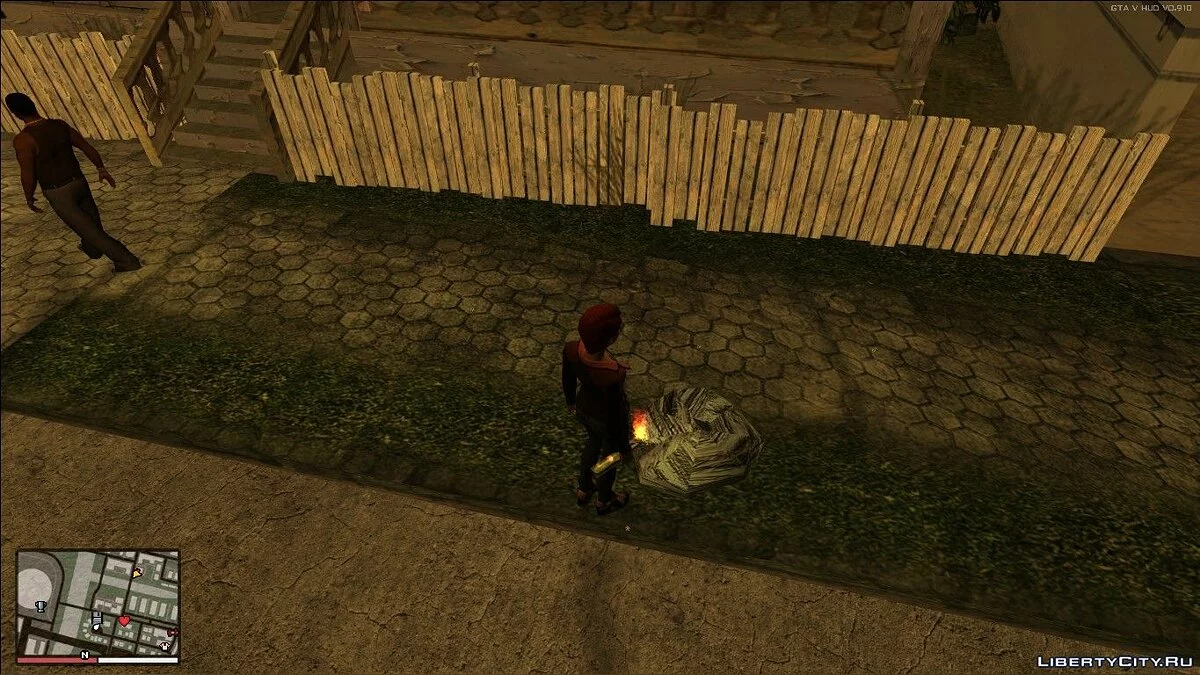 fouiller dans les sacs poubelles / GTA San Andreas