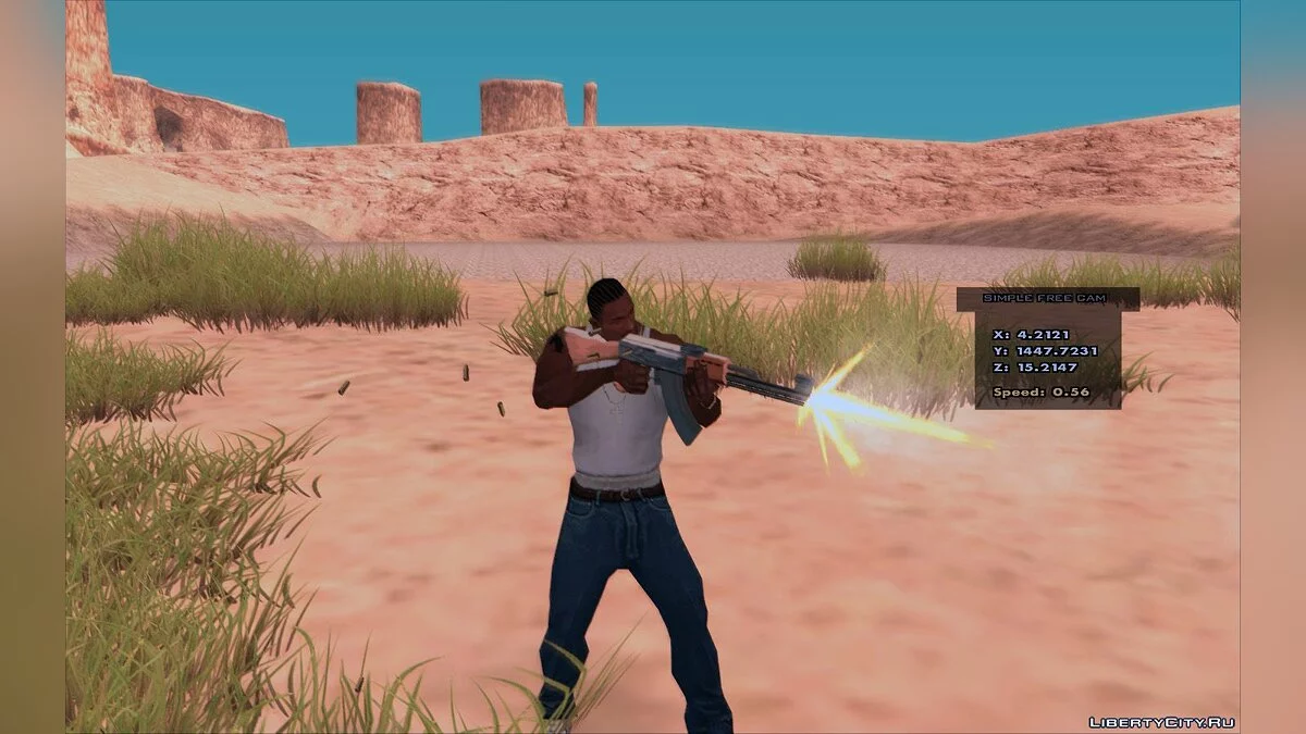 Caméra libre (Noclip) - Caméra gratuite simple / GTA San Andreas