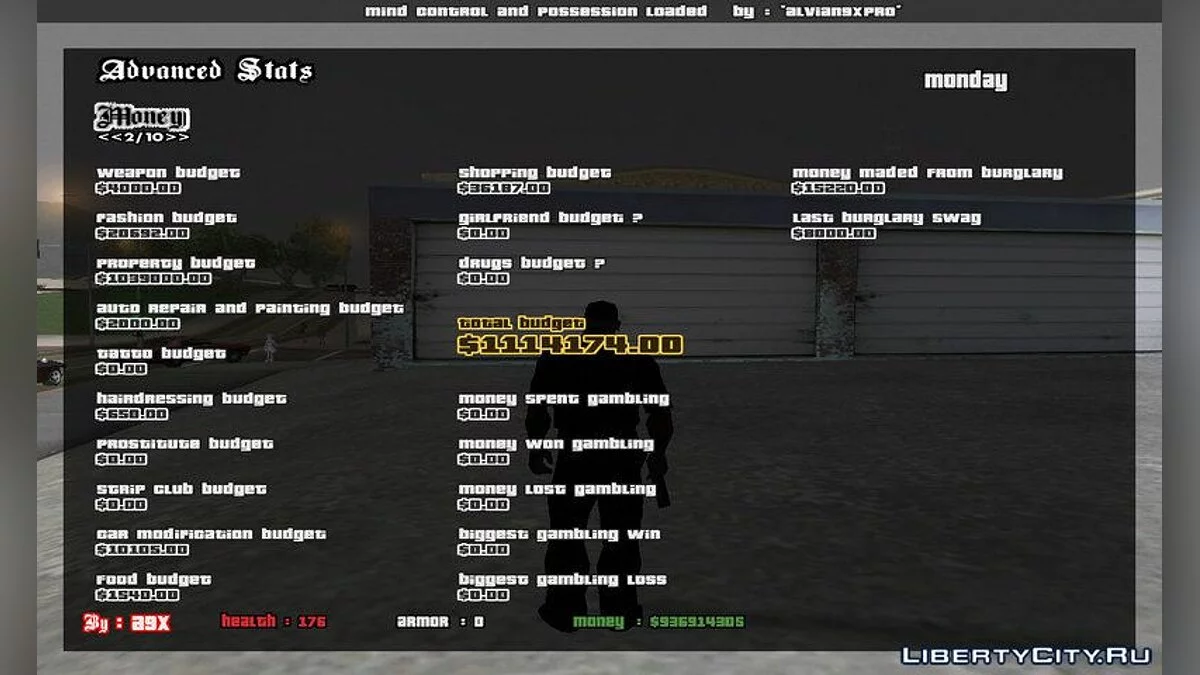 Estatísticas Avançadas / GTA San Andreas