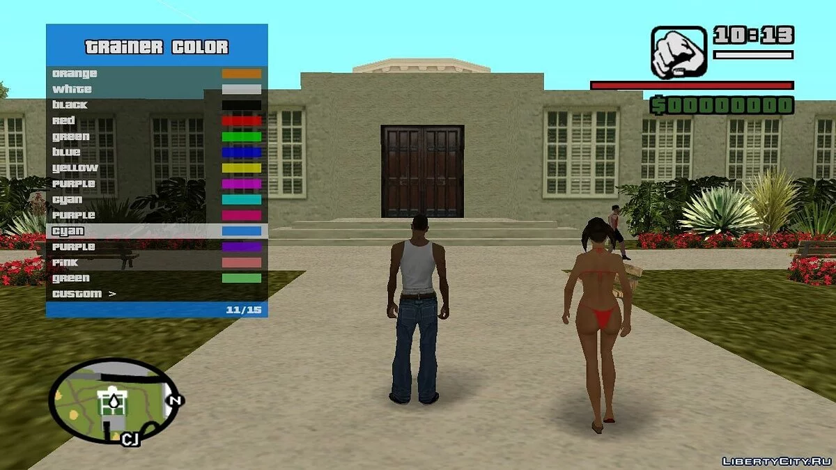 RZL-Trainer v2.0.1 - قائمة غش مريحة مثل GTA 5 / جي تي إيه سان أندرياس