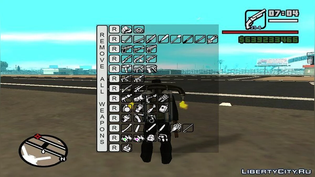 Seleção Rápida de Armas / GTA San Andreas