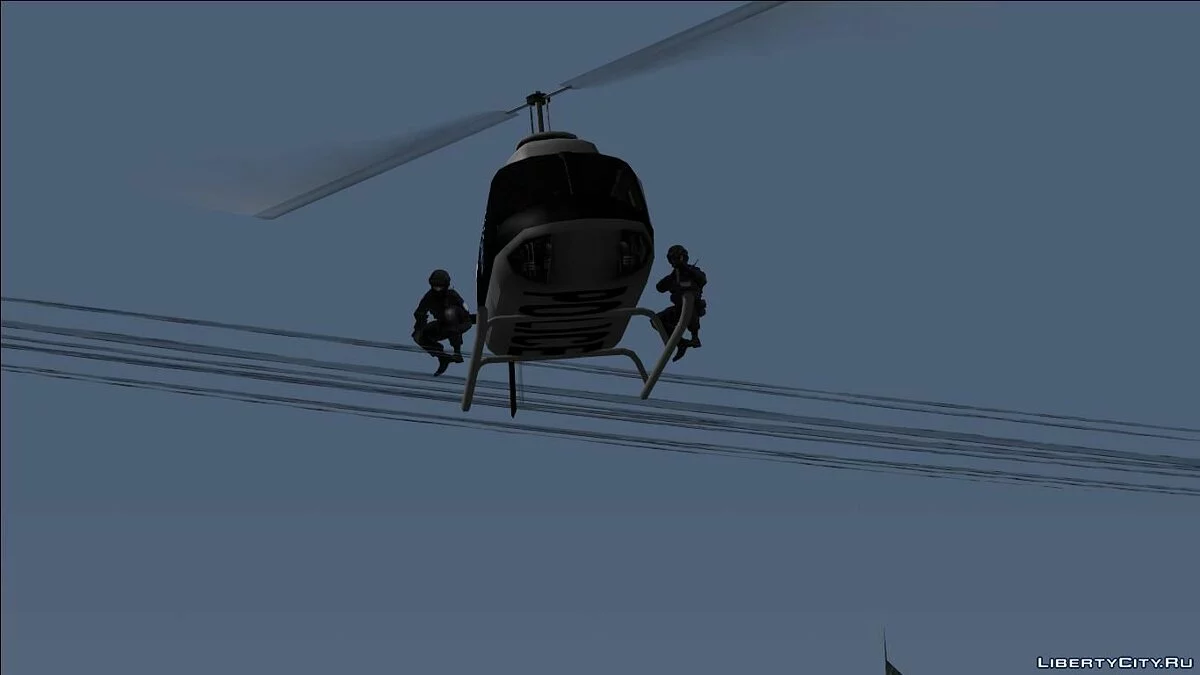 Helikopter Polisi yang Realistis - Keadilan Terbang yang Mengagumkan / GTA San Andreas