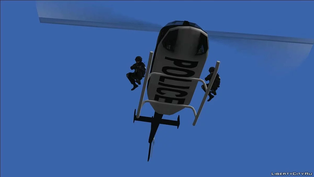 Helikopter Polisi yang Realistis - Keadilan Terbang yang Mengagumkan / GTA San Andreas