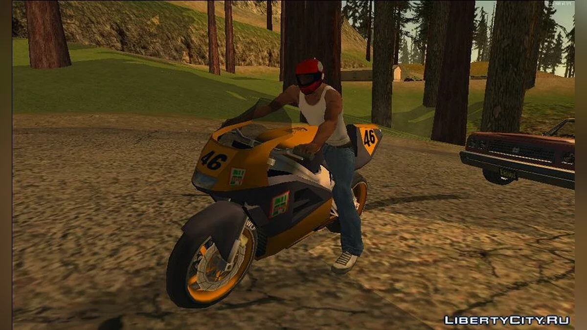 Шолом для їзди на мотоциклі / GTA San Andreas