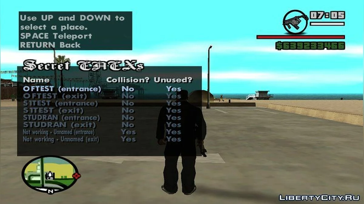 Teleport to Interiors (Buildings) / GTA San Andreas