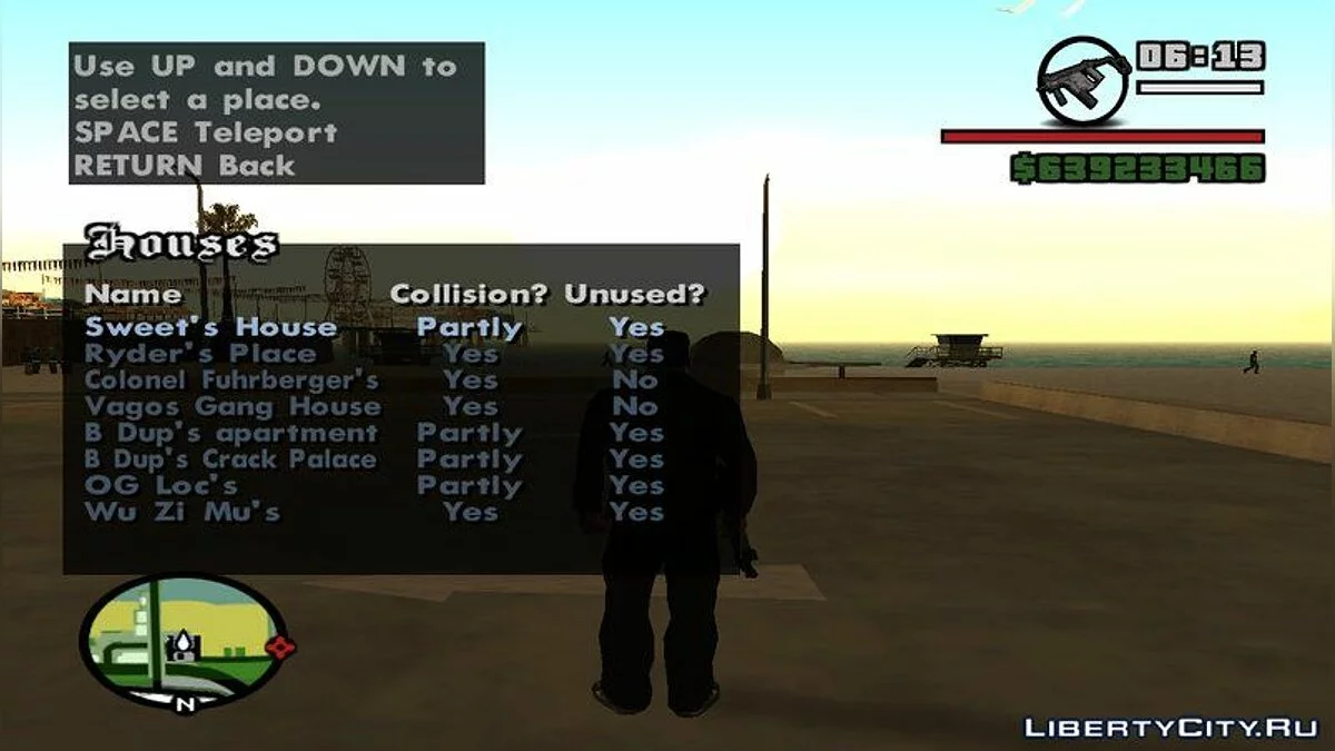 Teleport to Interiors (Buildings) / GTA San Andreas