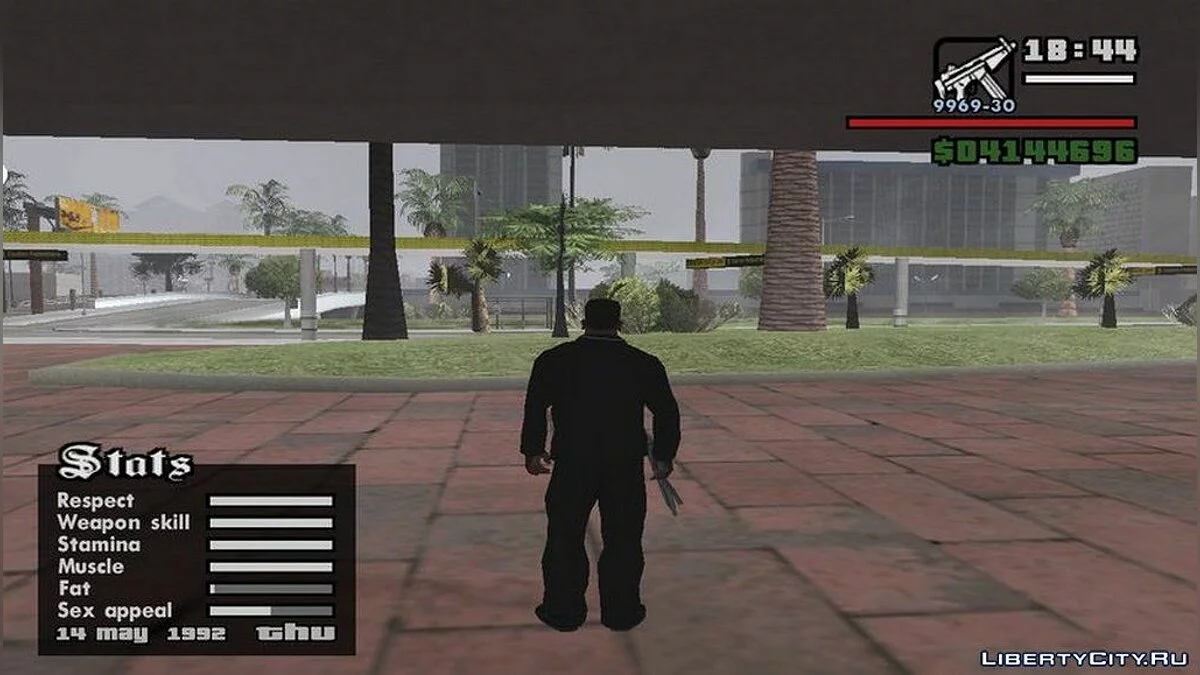 Date dans le menu des statistiques / GTA San Andreas