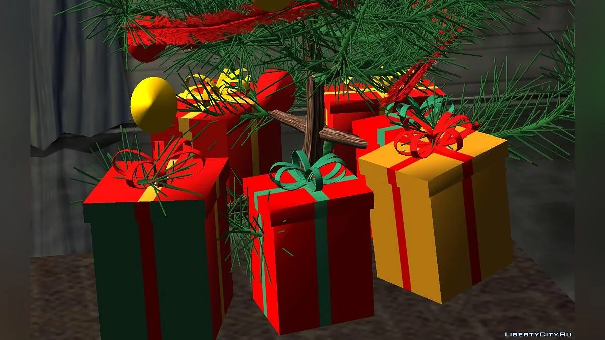Pohon Natal di Rumah CJ di El Corona / GTA San Andreas