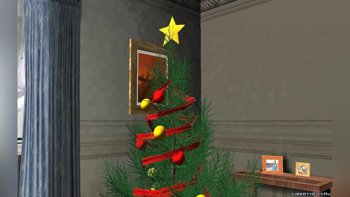 Pohon Natal di Rumah CJ di El Corona / GTA San Andreas
