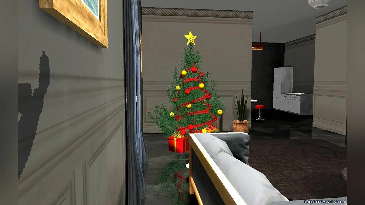 Pohon Natal di Rumah CJ di El Corona / GTA San Andreas