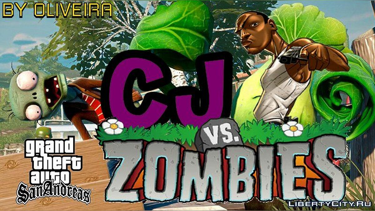 GTA 5 Mod All Star Zombie Plants vs Zombies - GTA 5 Mods Website