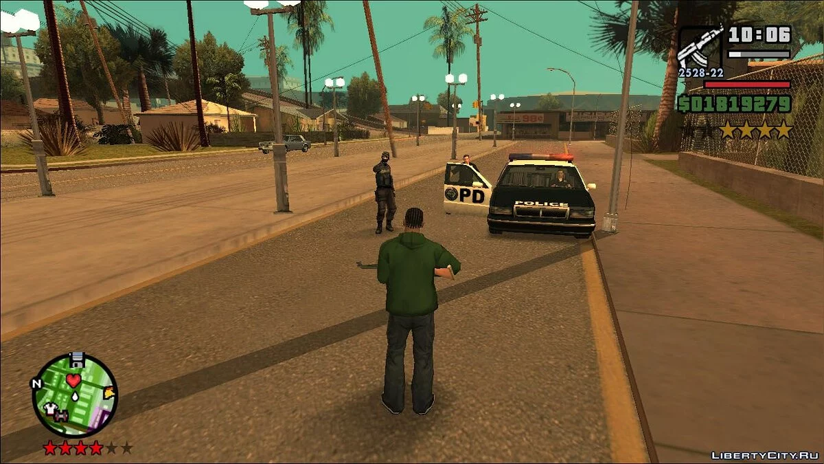 Система профилей разыскиваемых - Покращена система розшуку / GTA San Andreas