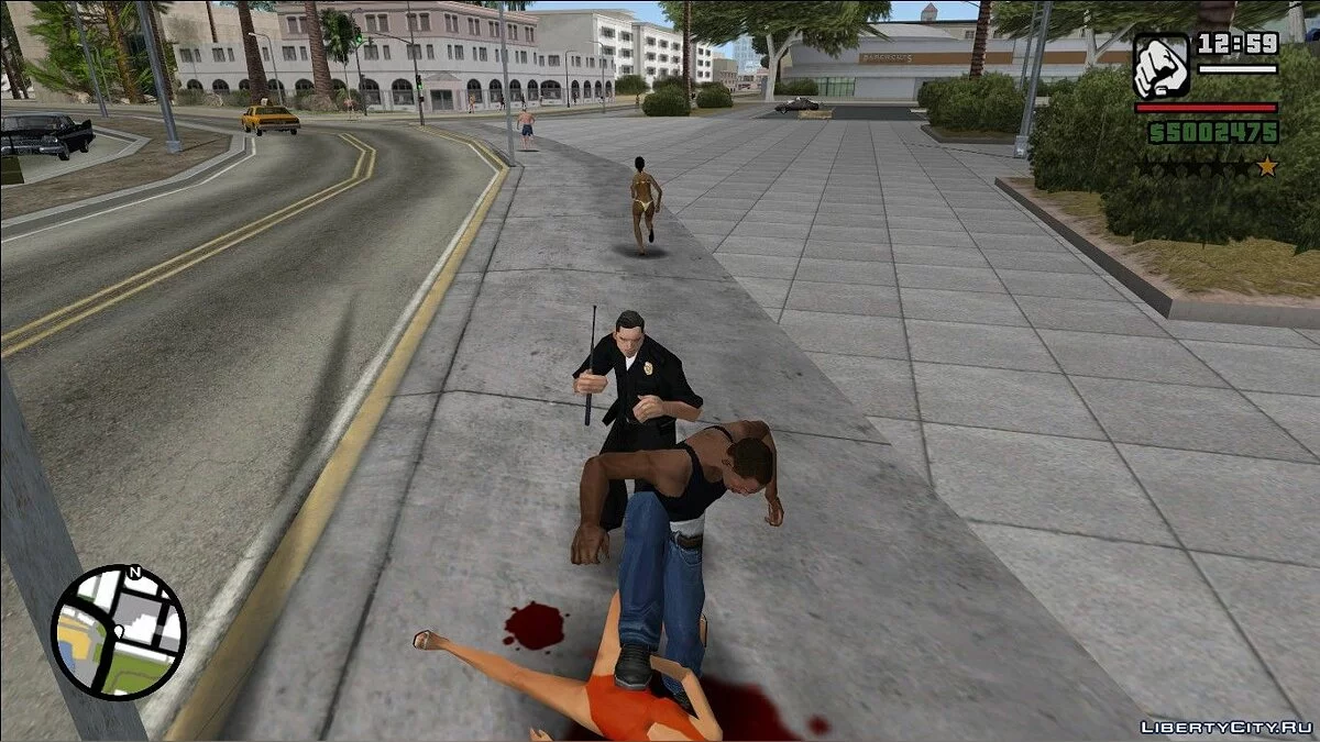 Зірка розшуку за напад на труп / GTA San Andreas