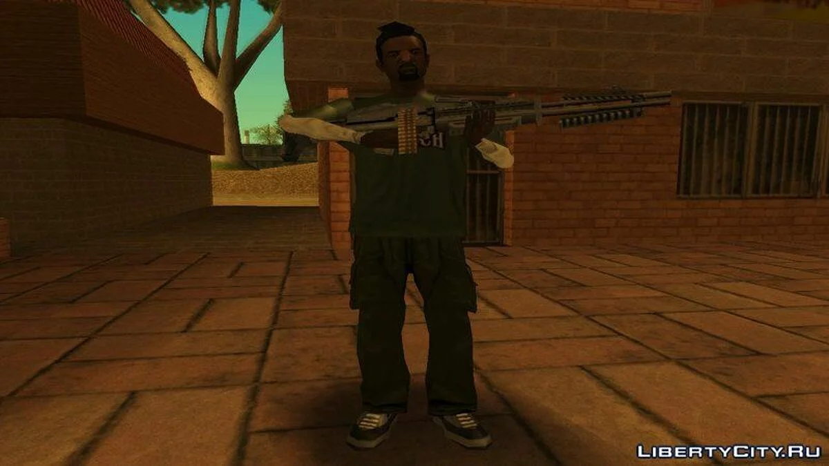 Animação de inatividade com armas / GTA San Andreas