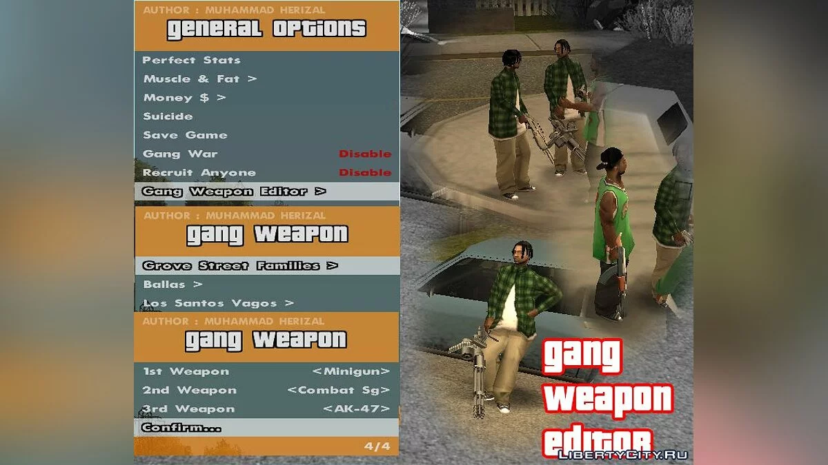 RZL-Trainer v3.1.2 - Зручне чит-меню як у GTA 5 / GTA San Andreas