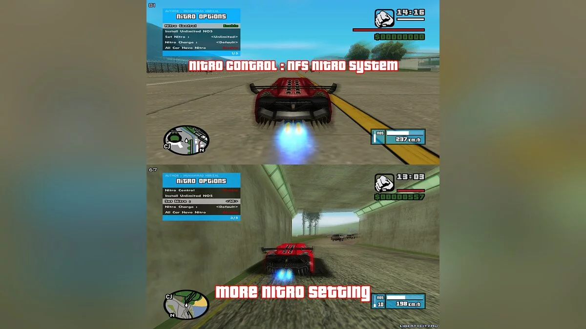 RZL-Trainer v3.1.2 - Зручне чит-меню як у GTA 5 / GTA San Andreas