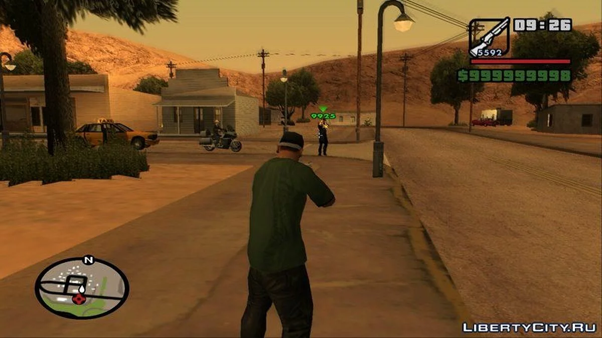 Цифровой индикатор здоровья / GTA San Andreas