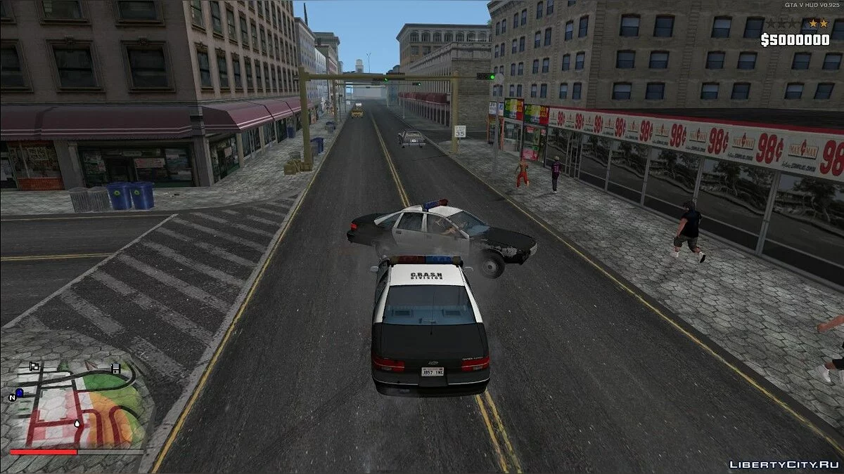 Wanted Stars for Driving Police Vehicles / GTA San Andreas