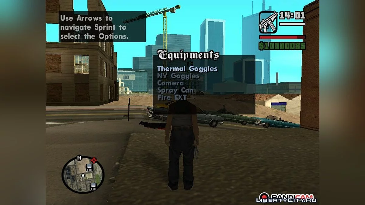Weapon Options / GTA San Andreas