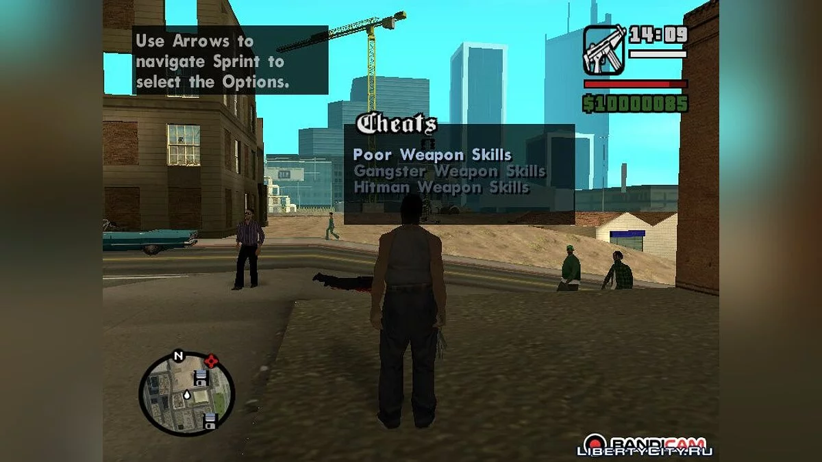 Weapon Options / GTA San Andreas