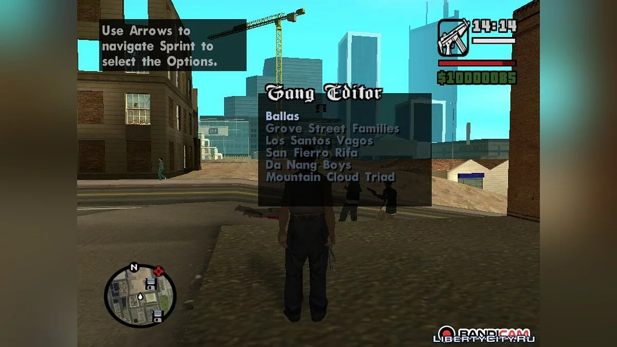 Weapon Options / GTA San Andreas