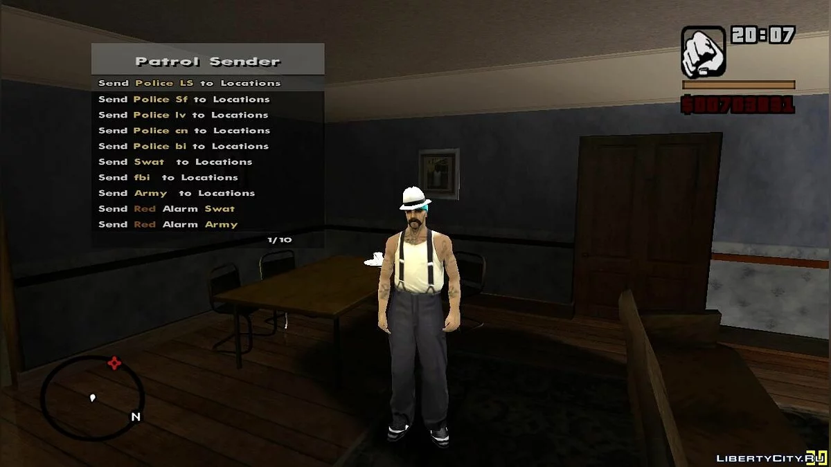 Трейнер SANTORUNIX / GTA San Andreas