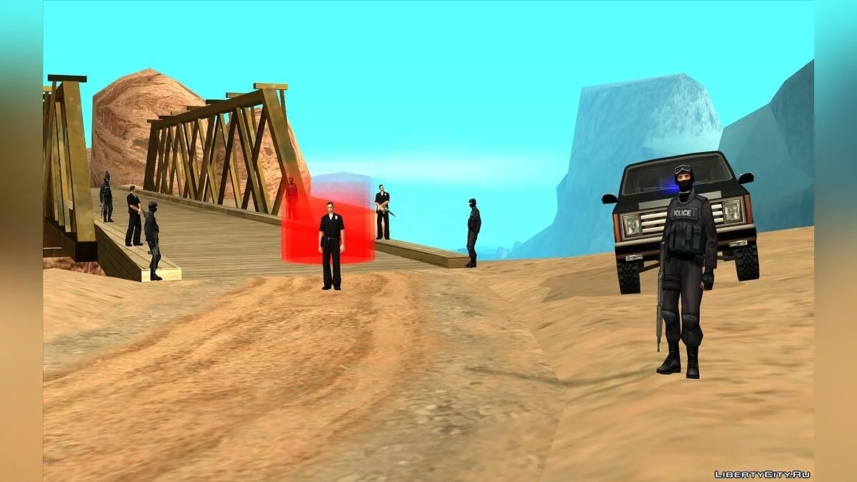 Поліцейський контрольно-пропускний пункт / GTA San Andreas