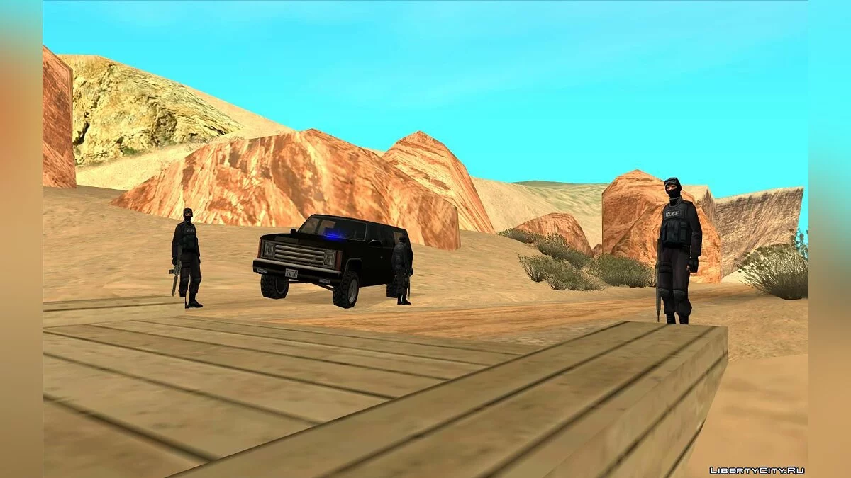 Поліцейський контрольно-пропускний пункт / GTA San Andreas