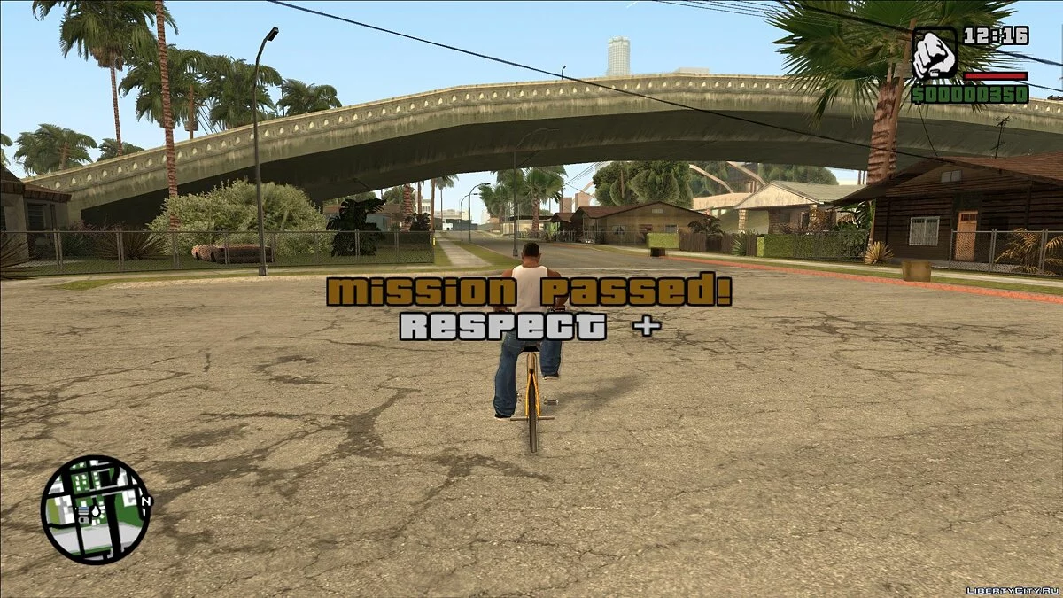 Écran de sauvegarde après mission / GTA San Andreas