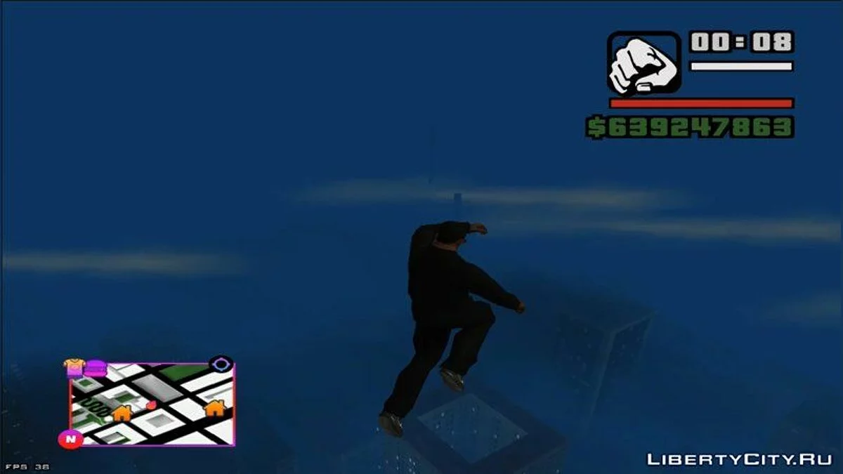 Efecto de caída estilo GTA 5 / GTA San Andreas