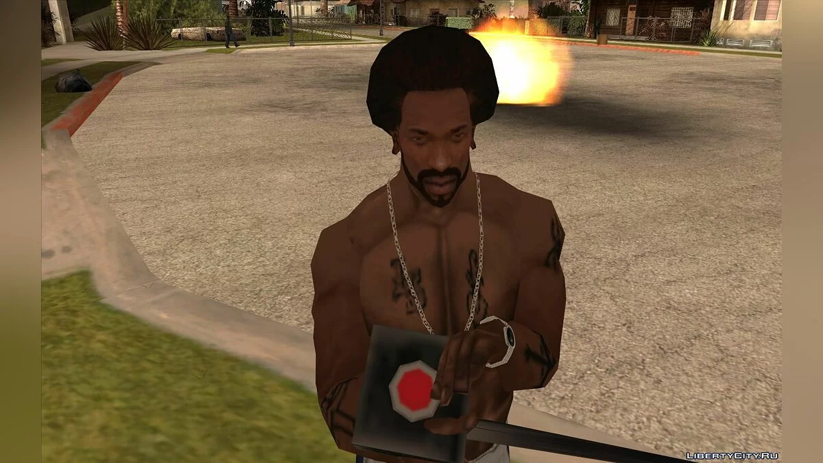 Unused Detonator Animation / GTA San Andreas