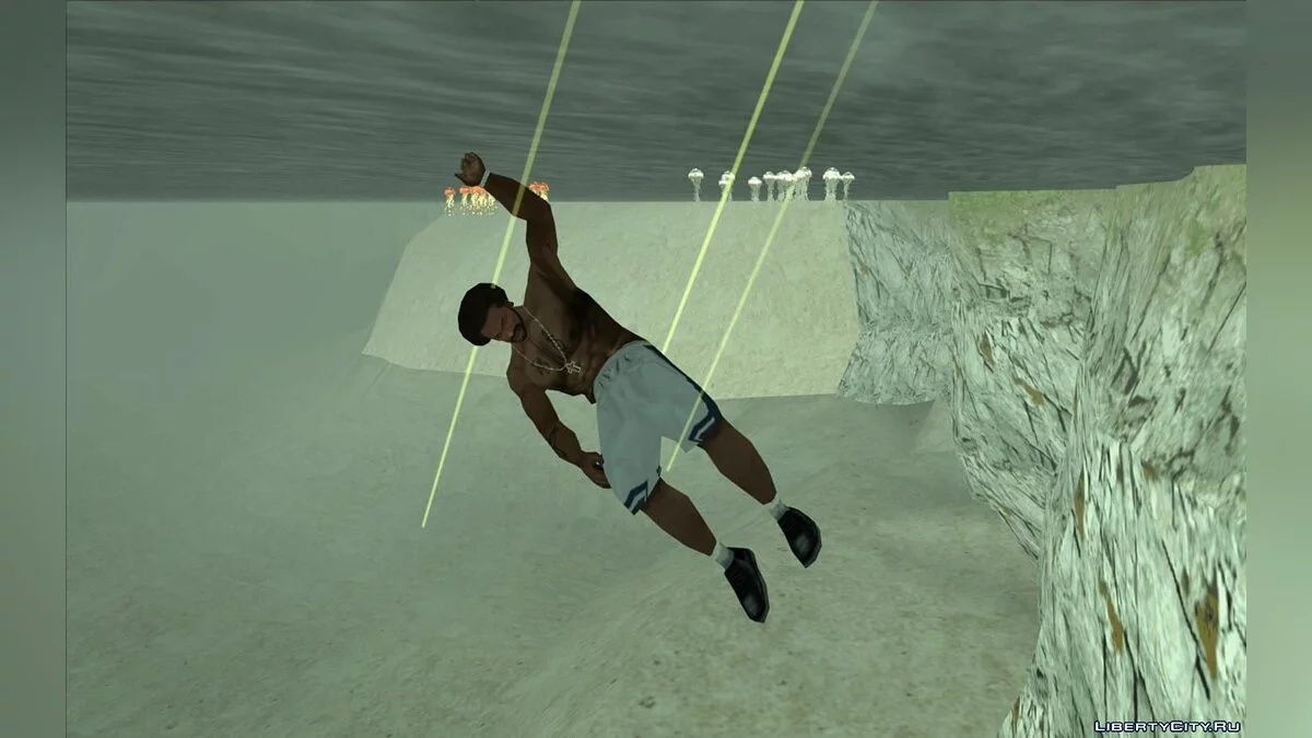 Труп людини йде під воду / GTA San Andreas