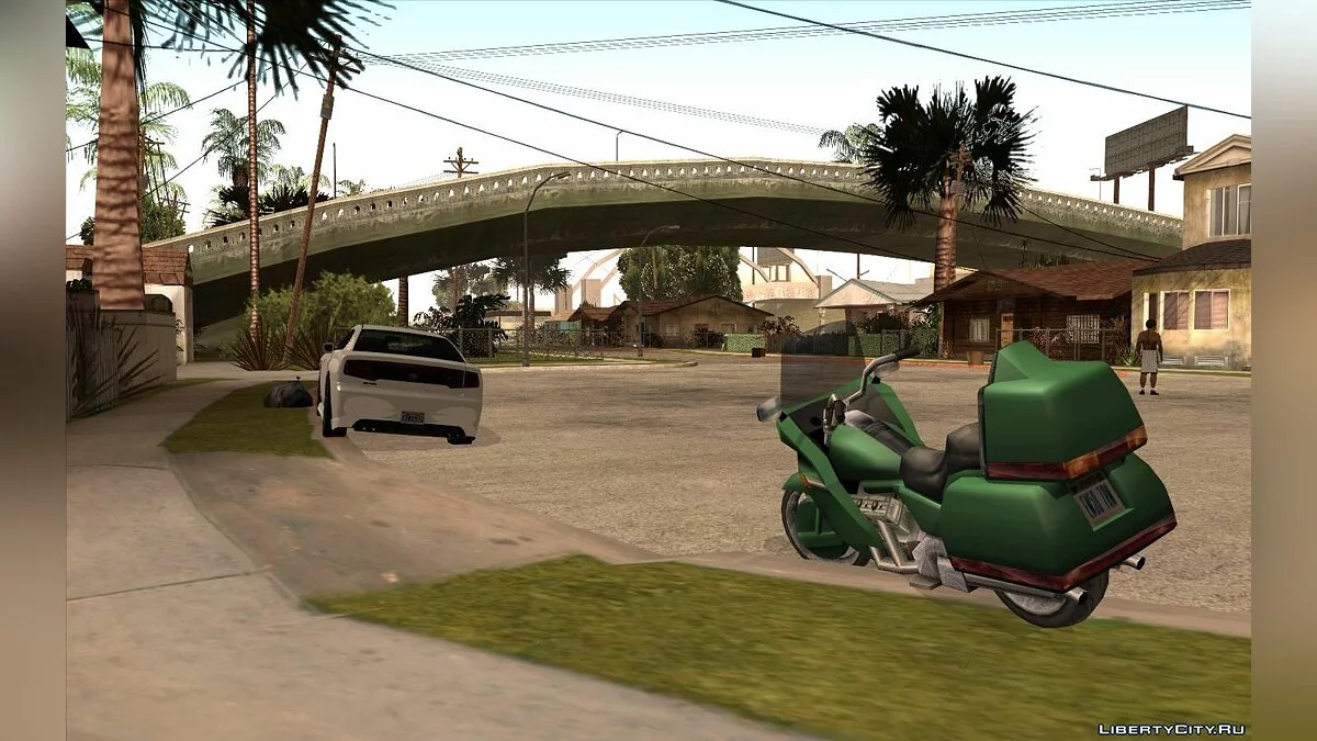 Véhicules de Franklin devant la maison de CJ / GTA San Andreas