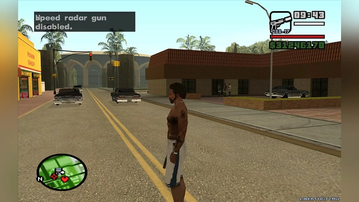Скоростной радар V1.0 / GTA San Andreas