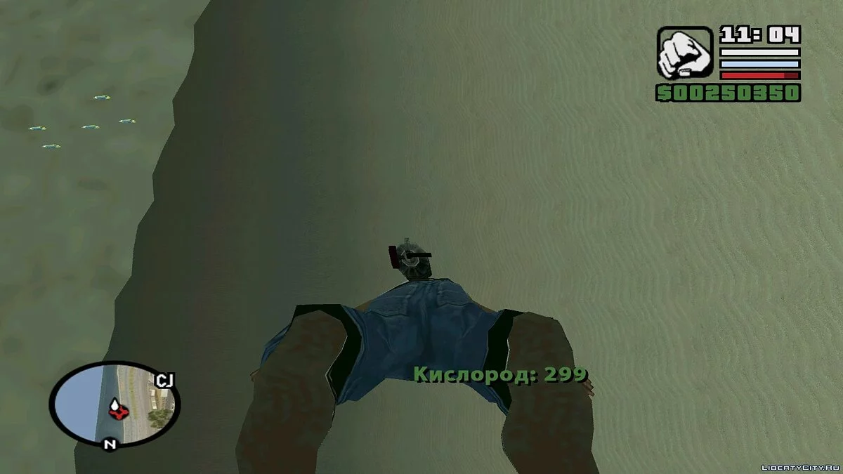 The Diving(Можливість займатися дайвінгом) v2 RUS NIKDISSV / GTA San Andreas